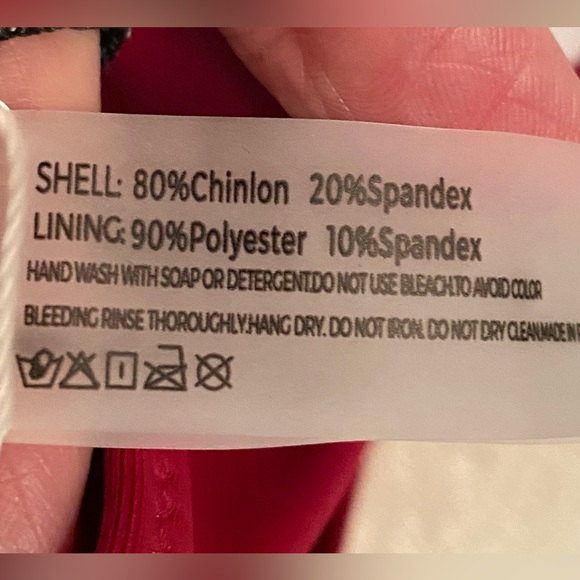 NWT strappy tankini bottoms, size XL, burgundy, from Live Life on the Beach. - Picture 5 of 8